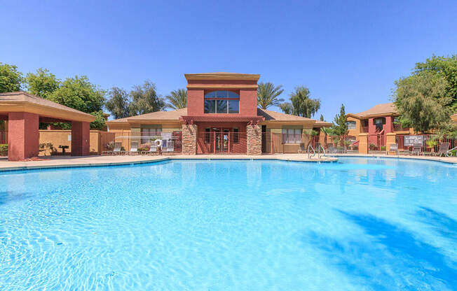 Large Outdoor Pool at San Lucas Apartments, Tolleson, AZ