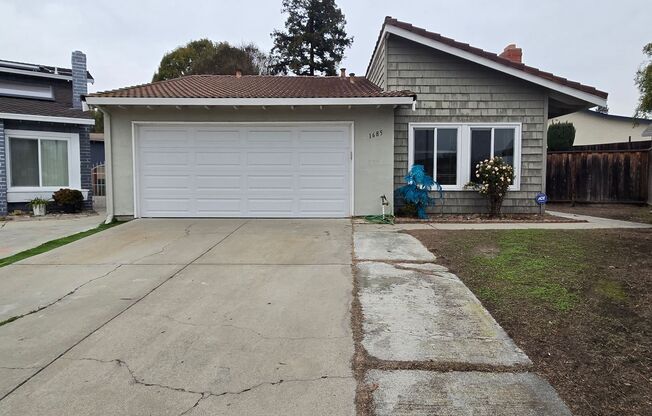 Remodeled Single Family Home, Newer Kitchen/Bathrooms, Fresh Paint, Large Yard with Pie Shape Lot!