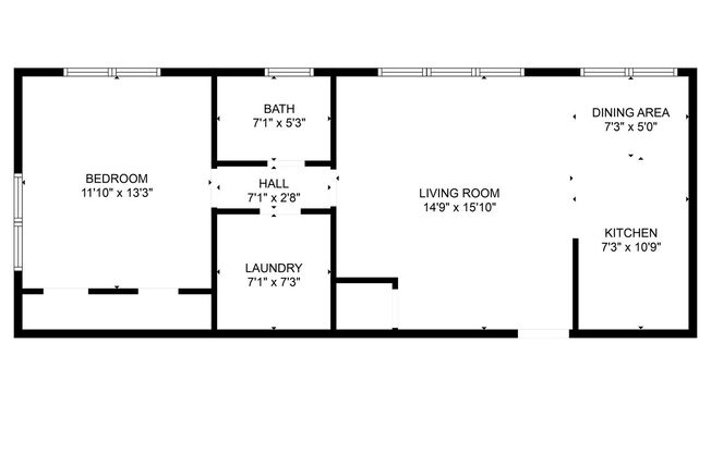 1 bed, 1 bath, 800 sqft, $1,695, Unit 733-10