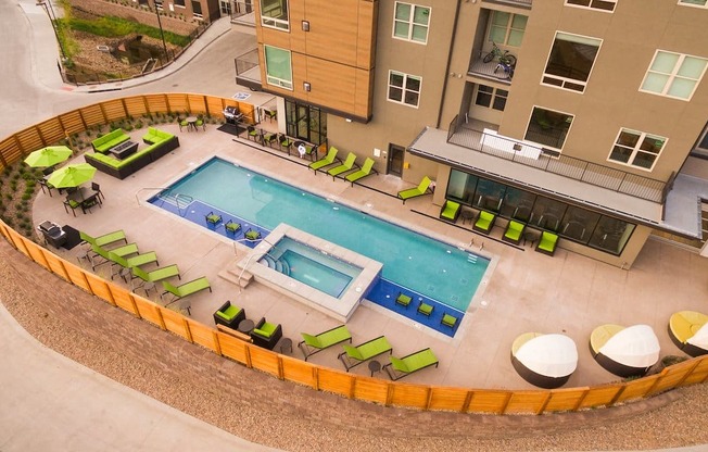 Swimming Pool at Union West Apartments in Lakewood, CO