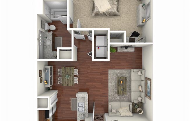 1 bed, 1 bath, 829 sqft, $1,200