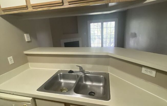 1 bedroom 1 bath with fireplace and a view