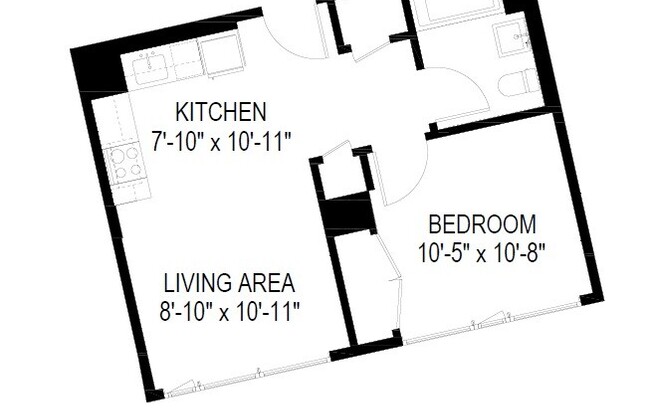 1 bed, 1 bath, $3,743, Unit 822
