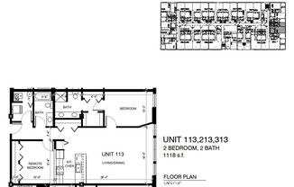2 beds, 2 baths, 1,300 sqft, $2,895, Unit 1432-313