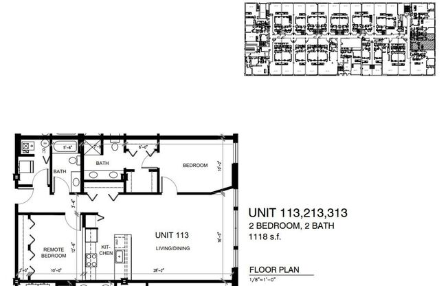 2 beds, 2 baths, 1,300 sqft, $2,895, Unit 1432-313