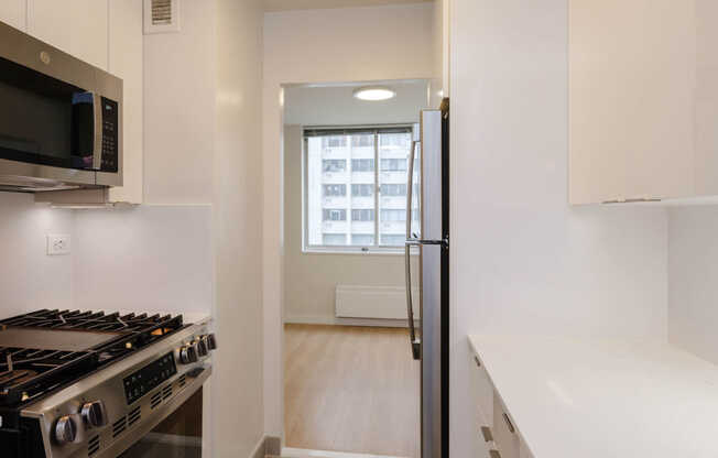 Kitchen with Stainless Steel Appliances