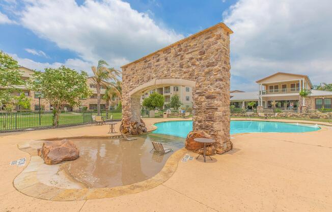 a building on a beach