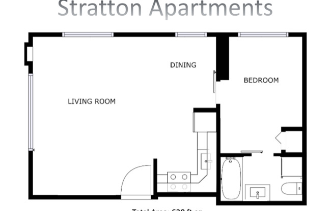 1 bed, 1 bath, 570 sqft, $1,349, Unit 02