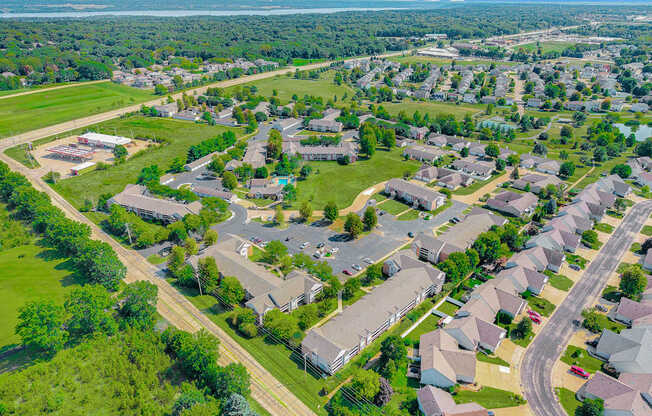 Aerial View Of Knoxville Pointe