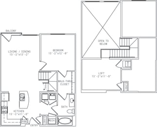 1 bed, 1 bath, 994 sqft, $2,316