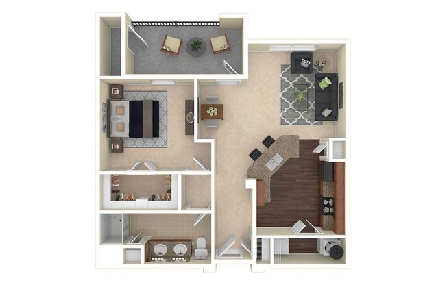 1 bed, 1 bath, 825 sqft, $1,449, Unit 1221