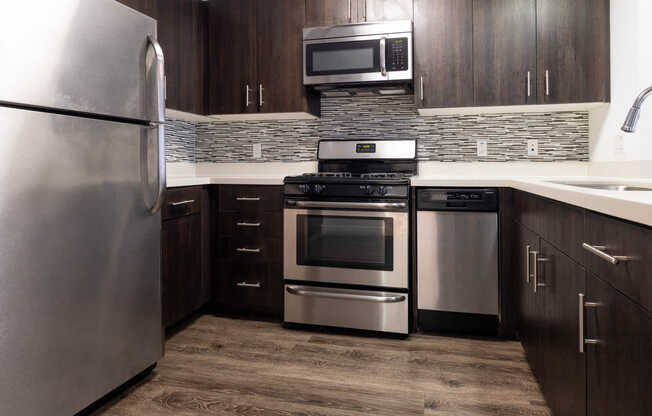 Kitchen with Stainless Steel Appliances