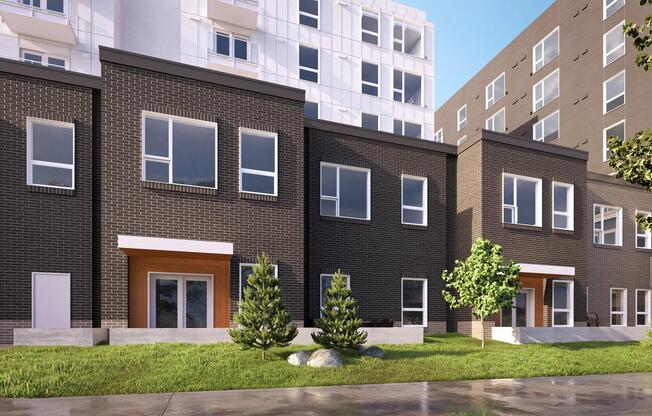 Select studio, 1, and 2-bedroom apartments near Seattle feature private balconies with Puget Sound and green space views.