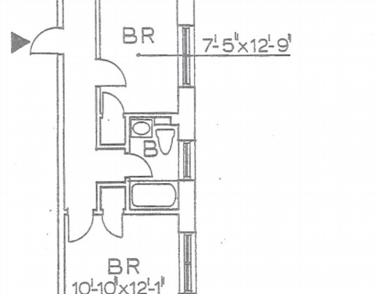 2 beds, 1 bath, 952 sqft, $1,585, Unit A400