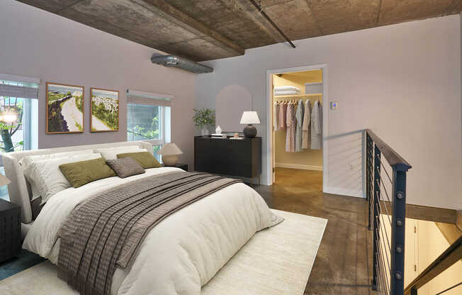 Bedroom with Hard Surface Flooring