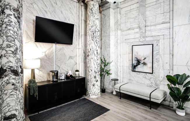 Commons Office at Orpheum Tower Apartments in Omaha, NE