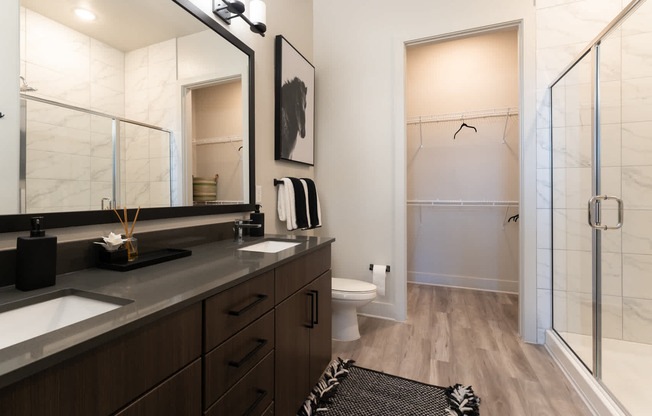 Bathroom with Double Vanity