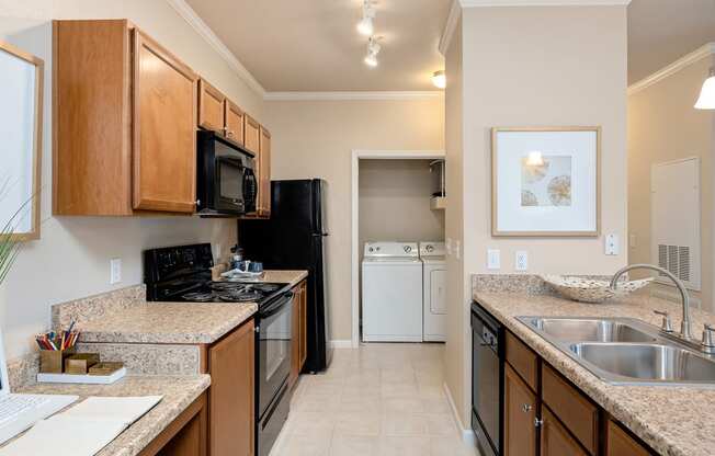 Cordillera Ranch Apartments side-by-side laundry machines