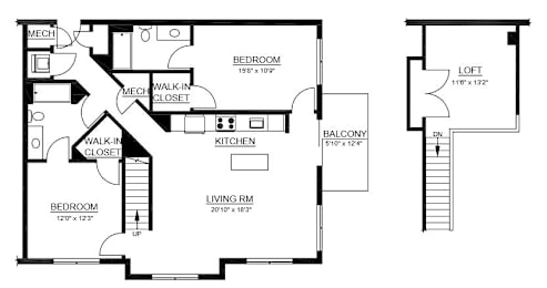 2 beds, 2 baths, 1,516 sqft, $2,686
