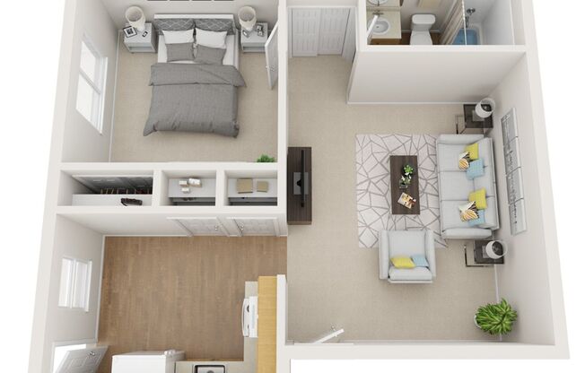 1 bed, 1 bath, $1,295, Unit 3250-02