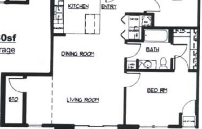 1 bed, 1 bath, 1,000 sqft, $1,670, Unit 1441-307