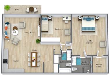 2 beds, 1 bath, 850 sqft, $2,675