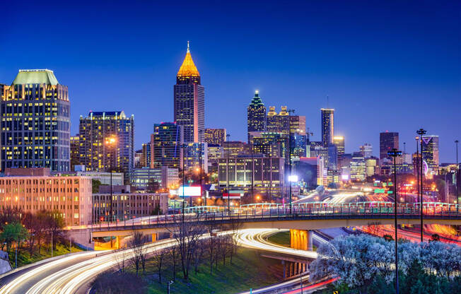 Downtown Atlanta Skyline at Windsor Interlock, Atlanta, GA