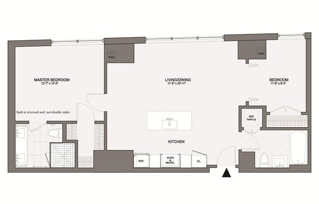 2 beds, 2 baths, 966 sqft, $5,150, Unit 1508
