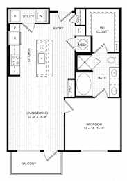 1 bed, 1 bath, 792 sqft, $1,735
