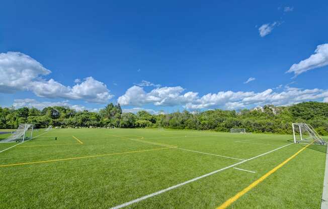 Sports Fields near Windsor Village at Waltham, Waltham, Massachusetts