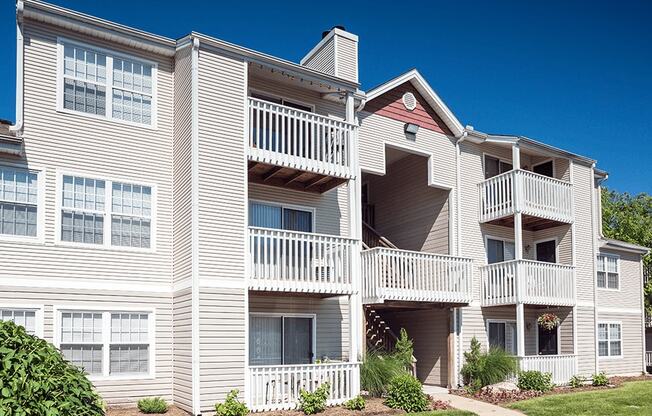 apartment building with balconies or patios
