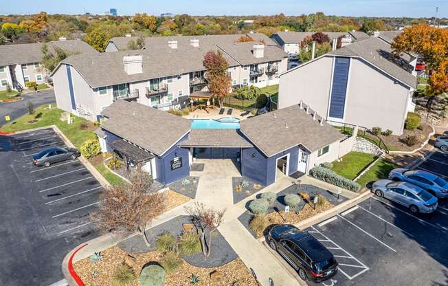 Front of Leasing Office at The Villas at Quail Creek Apartment Homes in Austin Texas