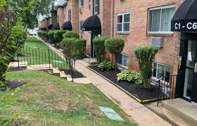 Welcome to Renshaw Apartments, where well-maintained landscaping complements charming brick architecture. Enjoy easy access to beautiful pathways and inviting outdoor spaces. Explore the community today and elevate your living experience!