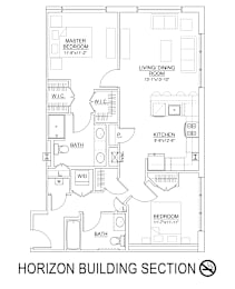 2 beds, 2 baths, 1,037 sqft, $2,870