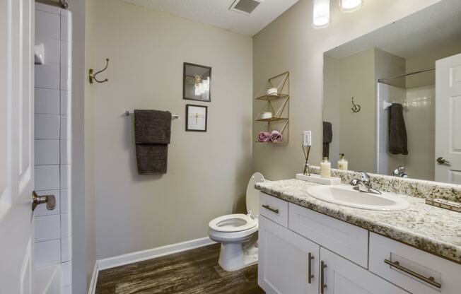 our apartments offer a bathroom with a shower