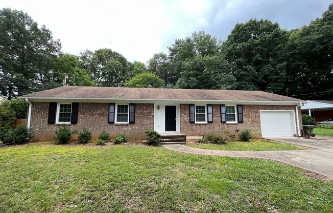 Ranch-Style 3BD, 2BA North Raleigh Home with Privacy Fence Backyard (Partial) and 1-Car Garage