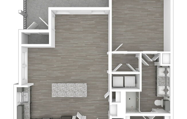 1 bed, 1 bath, 814 sqft, $1,012