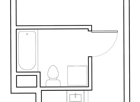 Studio, 1 bath, 405 sqft, $2,025, Unit 655