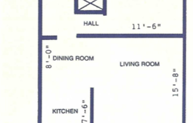 1 bed, 1 bath, 704 sqft, $855, Unit E-03 DN