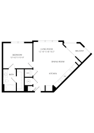 1 bed, 1 bath, 657 sqft, $1,730
