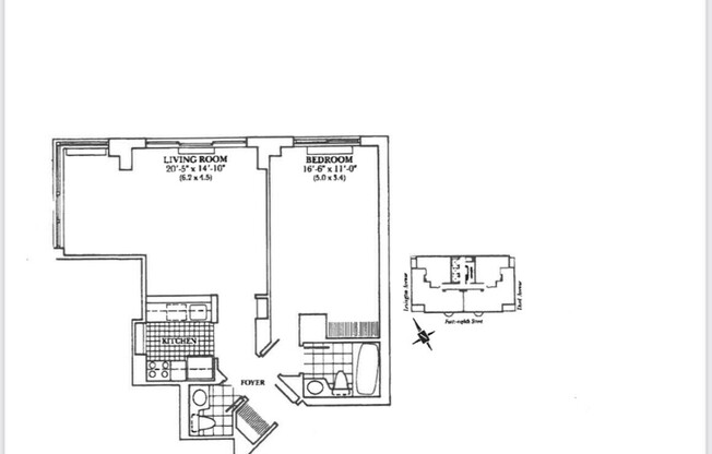 1 bed, 1 bath, 650 sqft, $4,200, Unit 16A