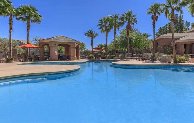 Pool area at The Equestrian by Picerne, Henderson, 89052