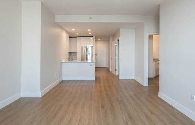 Living Room with Hard Surface Flooring