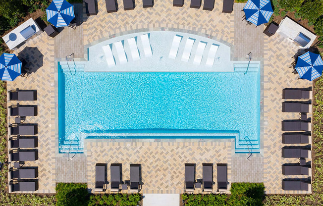 resort style pool