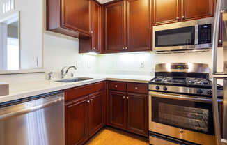Kitchen with Stainless Steel Appliances