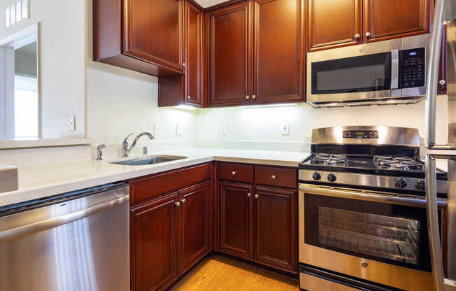 Kitchen with Stainless Steel Appliances