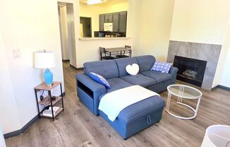 FULLY FURNISHED * 1BED/1BATH CONDO WITH 1 CAR GARAGE IN SOUTHWEST LAS VEGAS