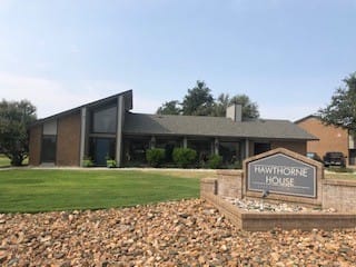 Property Signage at Hawthorne House, Midland, Texas