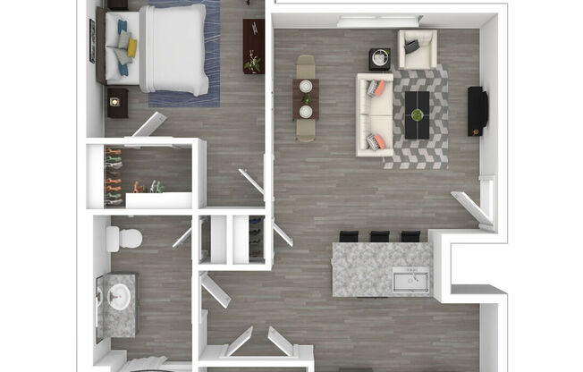 1 bed, 1 bath, 725 sqft, $1,182