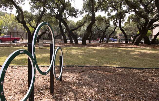 Agility Course at the Dog Park  at Walnut Hill, San Antonio, TX, 78229